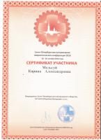 Сертификат сотрудника Мельгуй К.А.